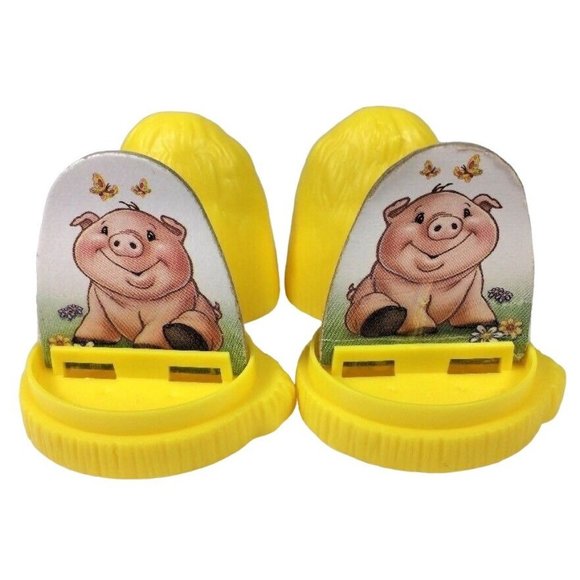 2 Old MacDonald Had a Farm Electronic Board Game Pink Pig Hay Stack Movers Pawns - Picture 1 of 4